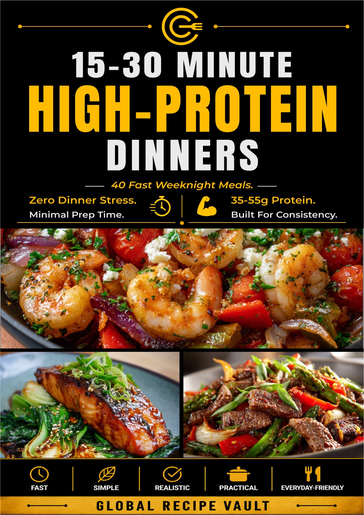 15-30 Minute High-Protein Dinners