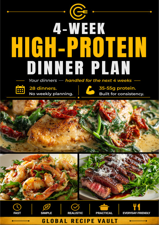 4 Week High-Protein Dinner Plan