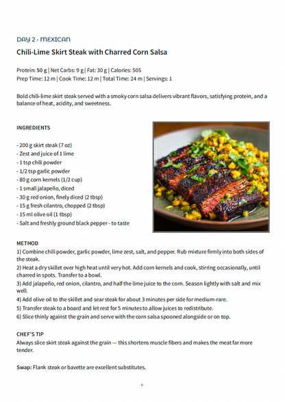 7-Day High-Protein Dinner Plan